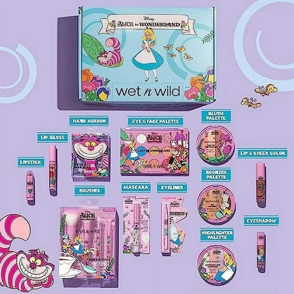 NWT❤️Wet n wild Alice in Wonderland Limited Edition Makeup Set